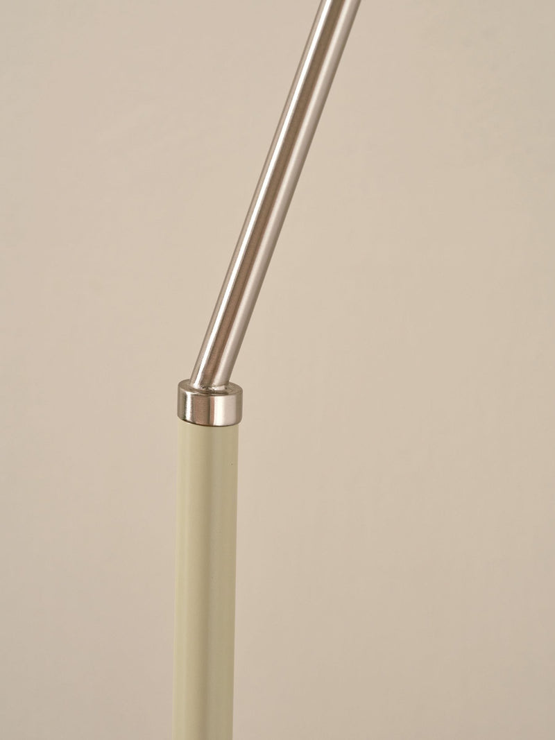 Pacific Sage silver metal floor lamp with adjustable head - British product