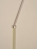 Pacific Sage silver metal floor lamp with adjustable head - British product