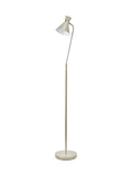 Pacific Sage silver metal floor lamp with adjustable head - British product