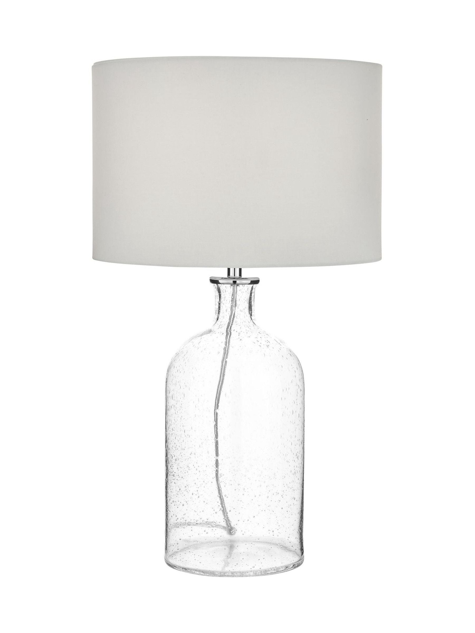 Pacific clear bubble glass table lamp 52cm (British brand)
