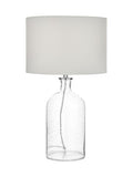 Pacific clear bubble glass table lamp 52cm (British brand)