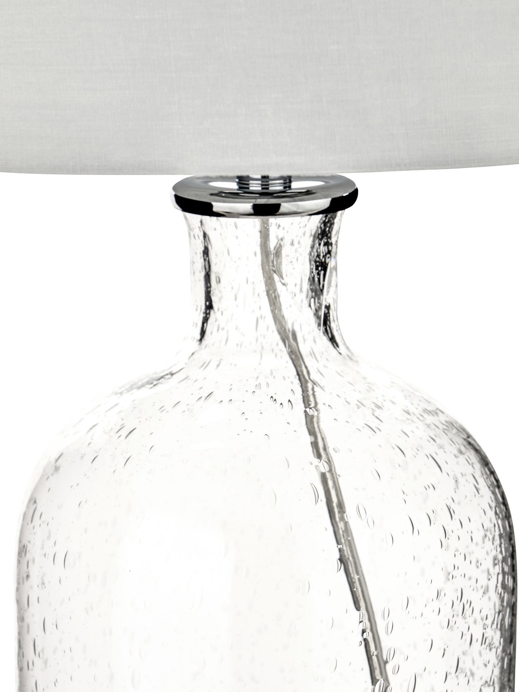 Pacific clear bubble glass table lamp 52cm (British brand)
