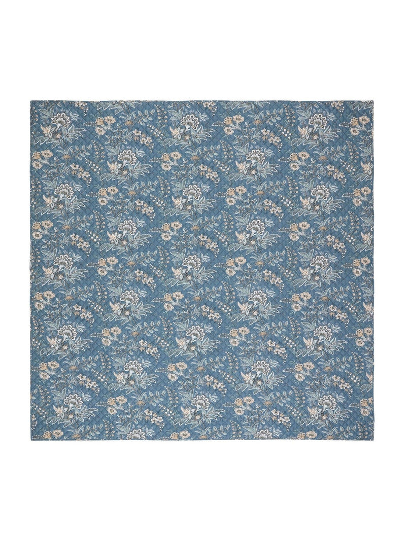 Laura Ashley Seaspray Blue Marlbrook quilted bedspread, imported from the UK
