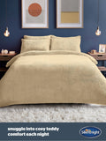 Silentnight Natural Teddy Fleece Duvet Set (British brand)