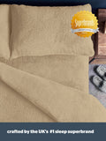 Silentnight Natural Teddy Fleece Duvet Set (British brand)