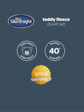 Silentnight Natural Teddy Fleece Duvet Set
