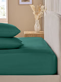 Purple Blackberry Cotton Rich Deep Fitted Bed Sheet