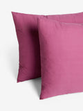 Set of 2 Berry Pink Cotton Rich Pillowcases