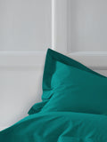 Set of 2 Dark Teal Cotton Rich Pillowcases