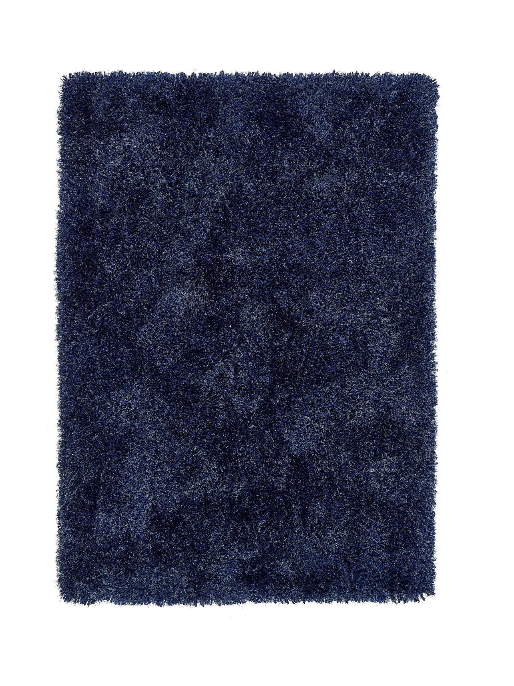 Origin Rugs Blue Chicago soft shaggy rug 160x110cm - British product