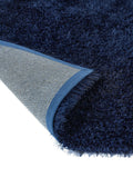 Origin Rugs Blue Chicago soft shaggy rug 160x110cm - British product