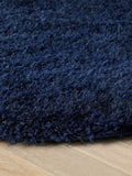 Origin Rugs Blue Chicago shaggy rug 133cm - British product