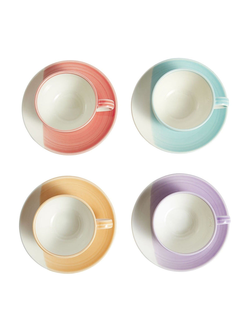 Royal Doulton 1815 Bright cappuccino cups and saucers, imported from the UK