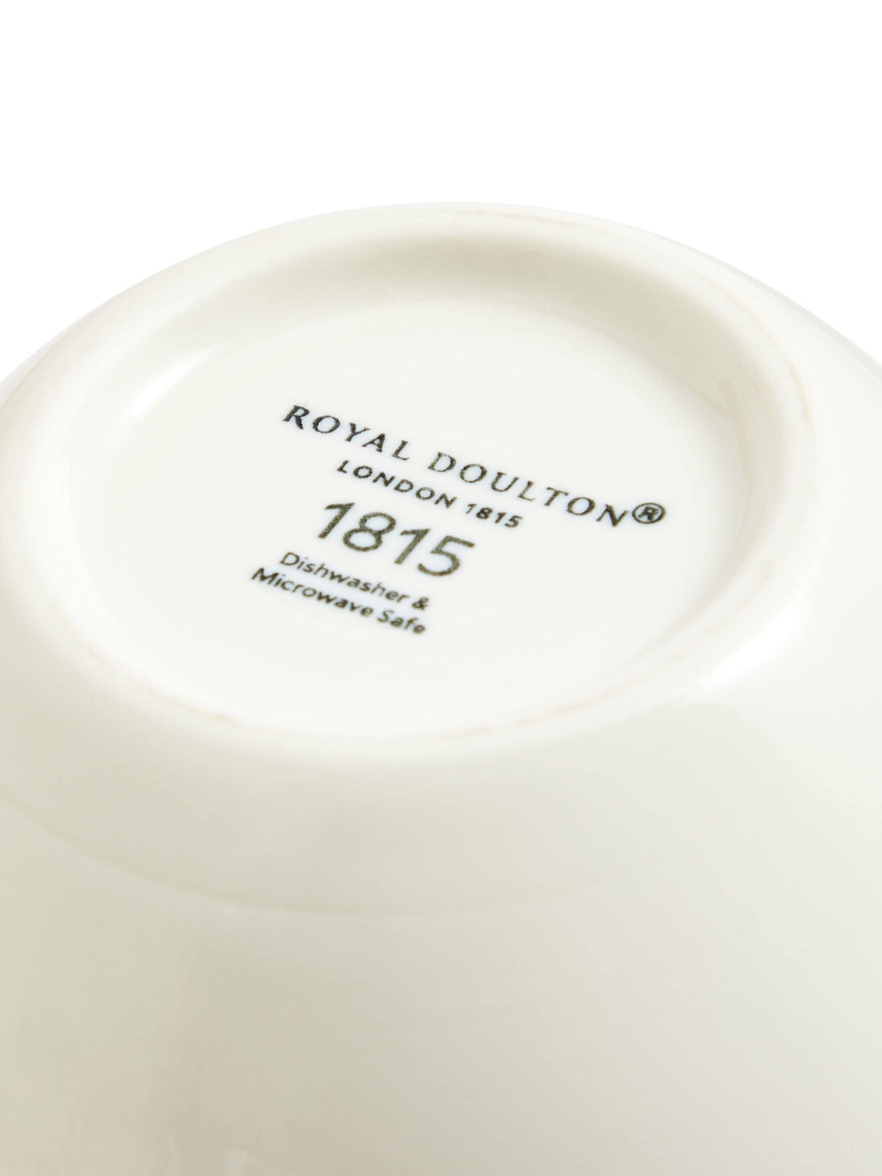 Royal Doulton 1815 Bright cappuccino cups and saucers, imported from the UK