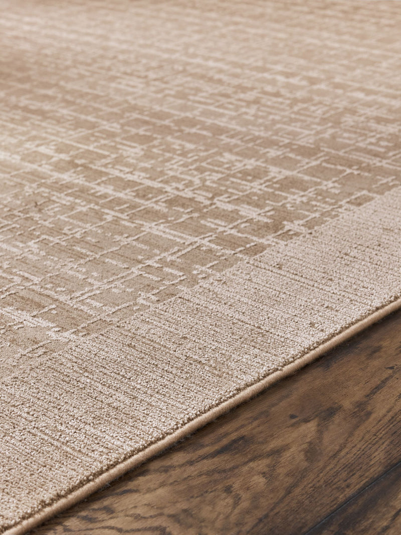 Blair Border rug light natural synthetic fibres (British brand)