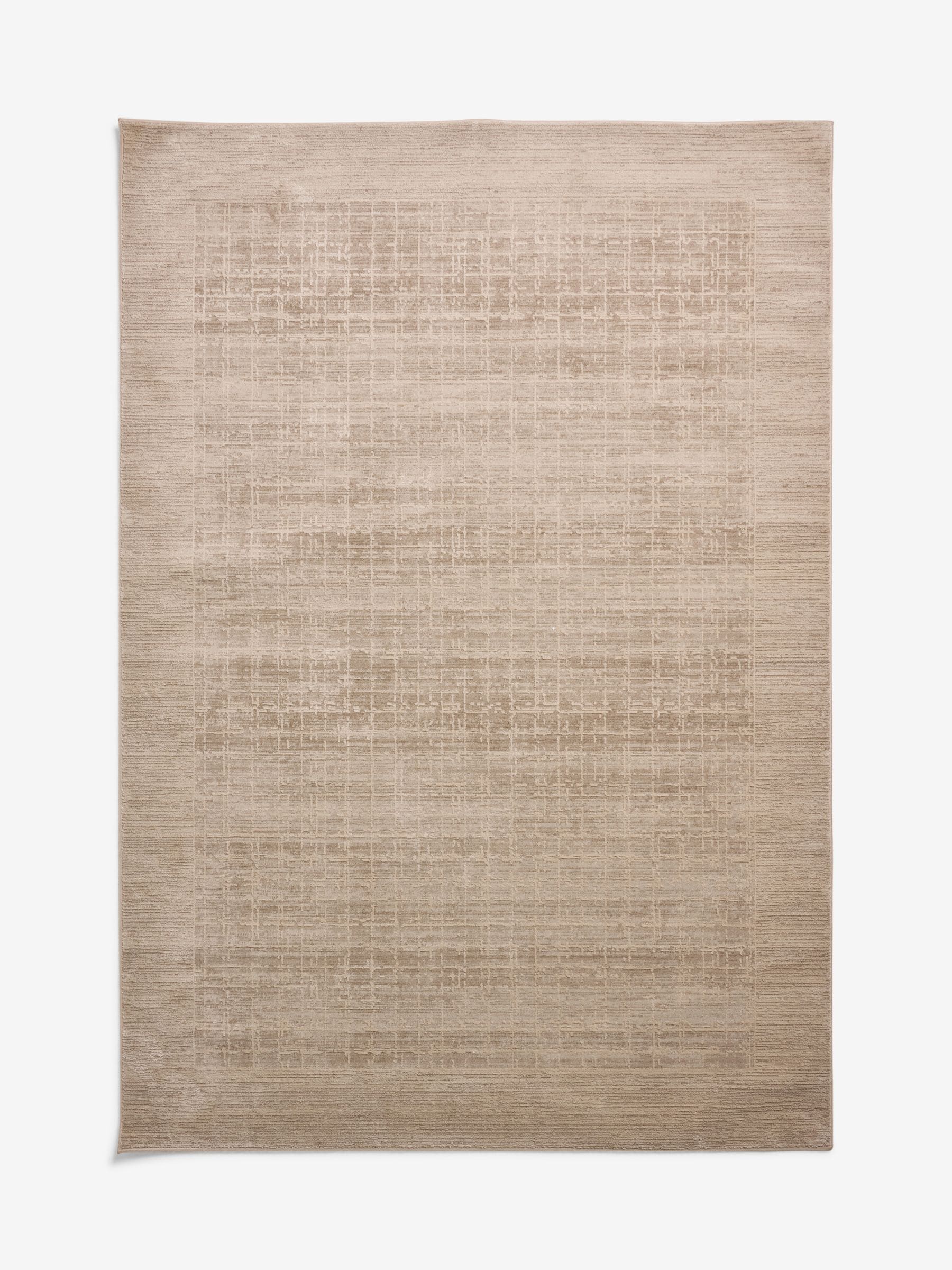 Blair Border rug light natural synthetic fibres (British brand)