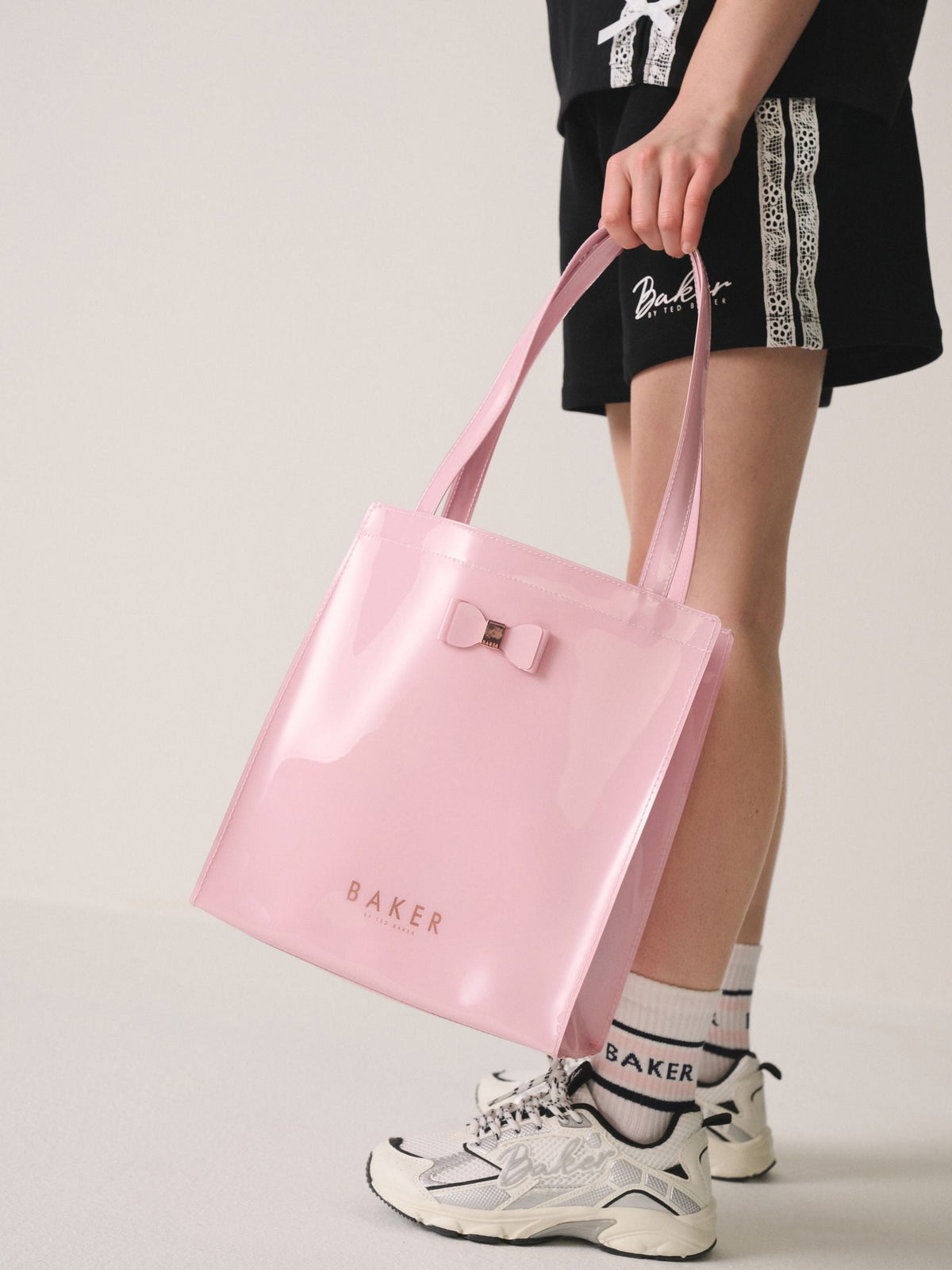 Baker by Ted Baker children's bow vinyl tote bag, UK version