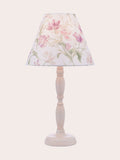 Laura Ashley Gosford table lamp white metal pink shade H47cm - British product