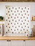 Natural Hamish Highland Cow blackout roller blind, imported from the UK