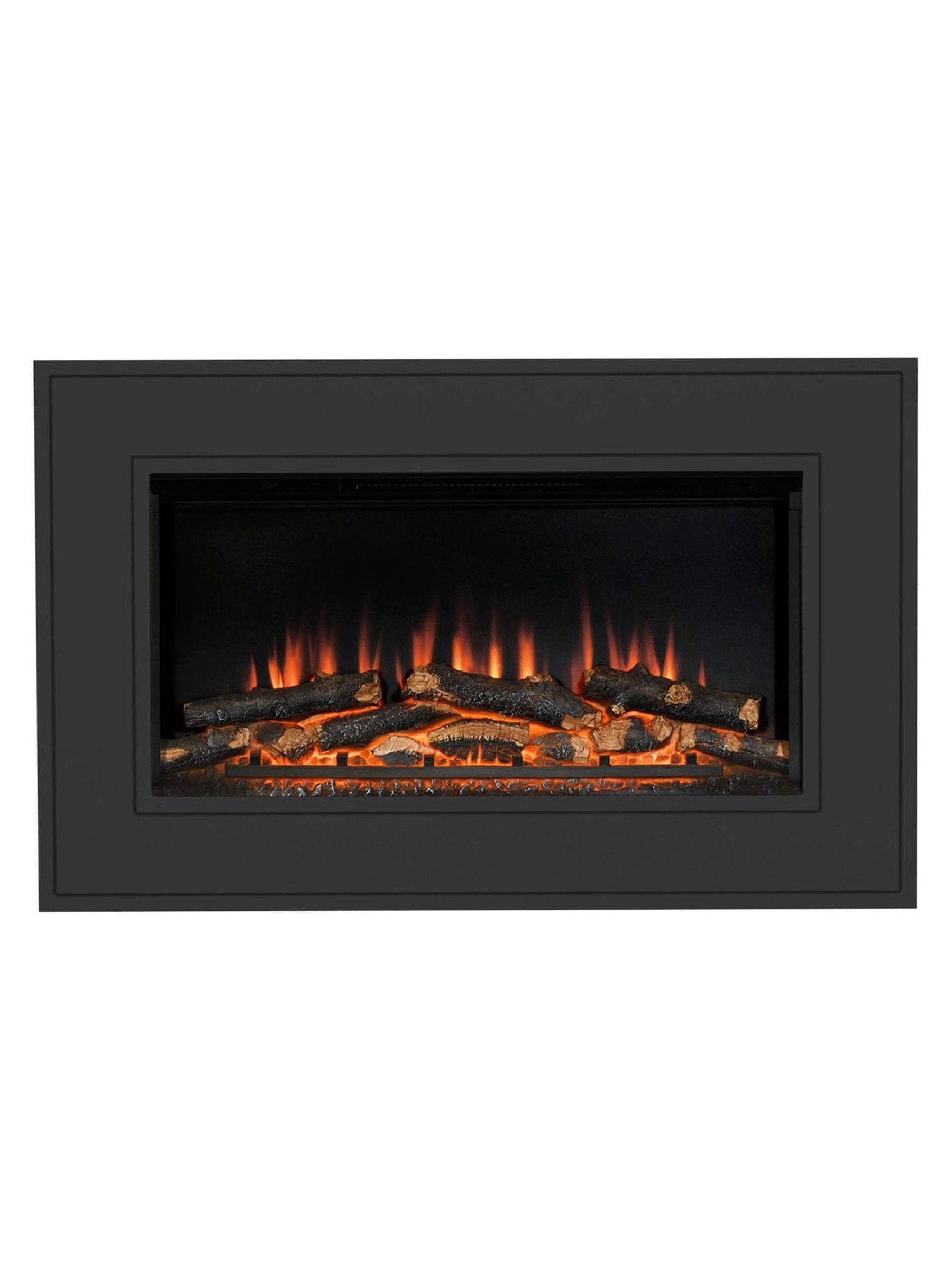 Be Modern Albali wall mounted electric fire anthracite finish, UK version