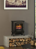 Be Modern Black Colman freestanding electric stove, imported from the UK