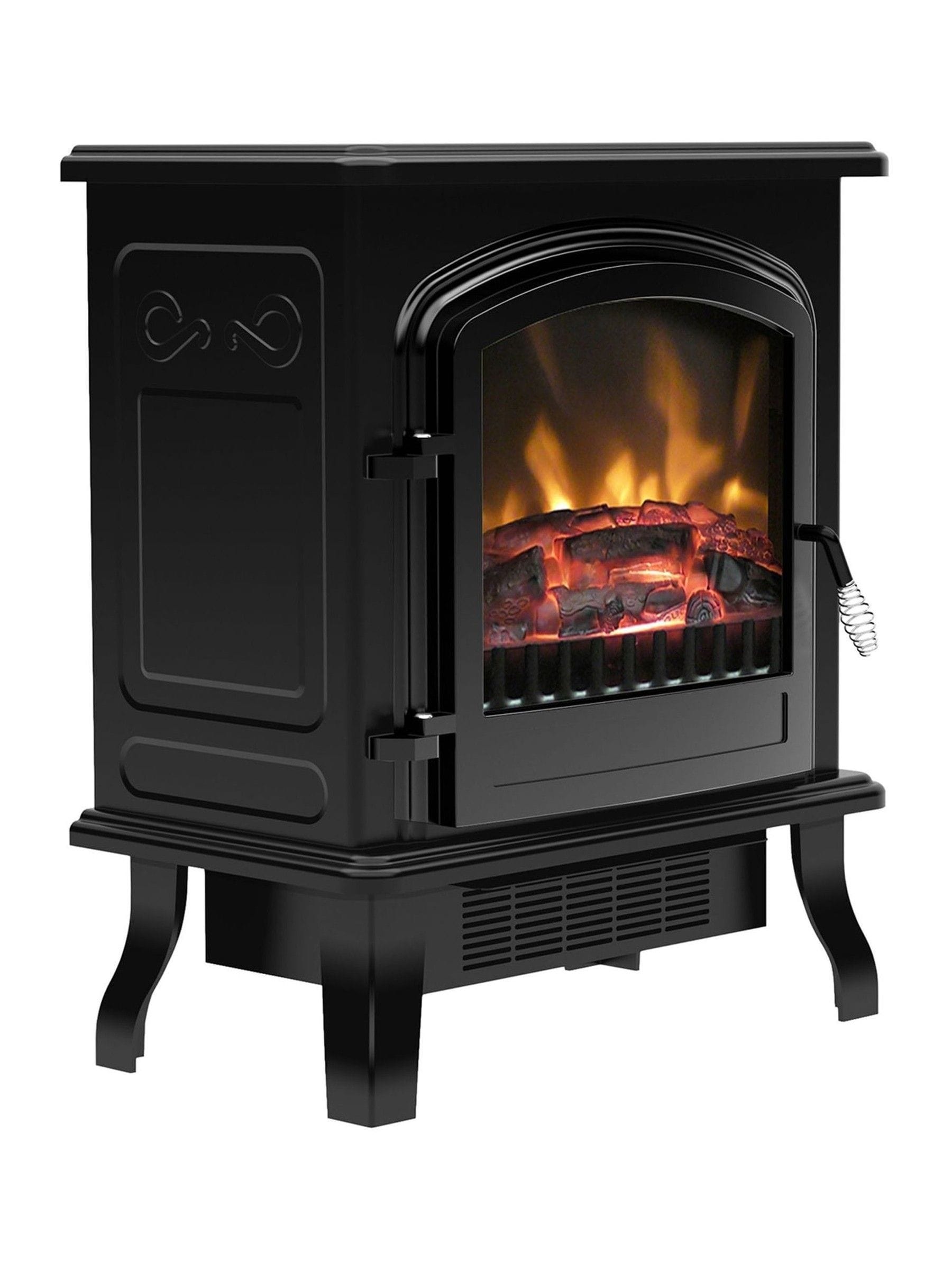 Be Modern Black Colman freestanding electric stove, imported from the UK