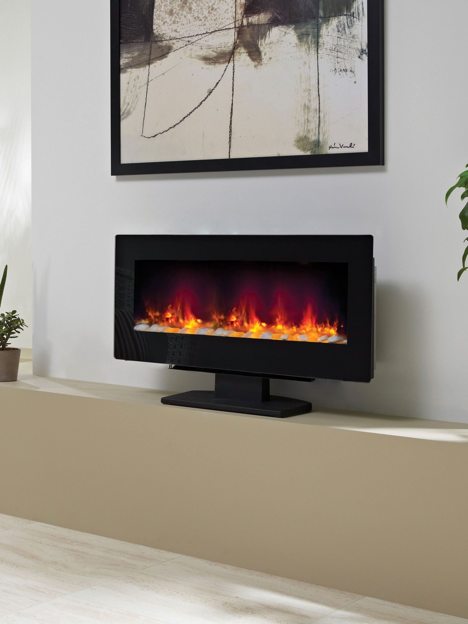 Be Modern Amari electric fire 96cm, imported from the UK