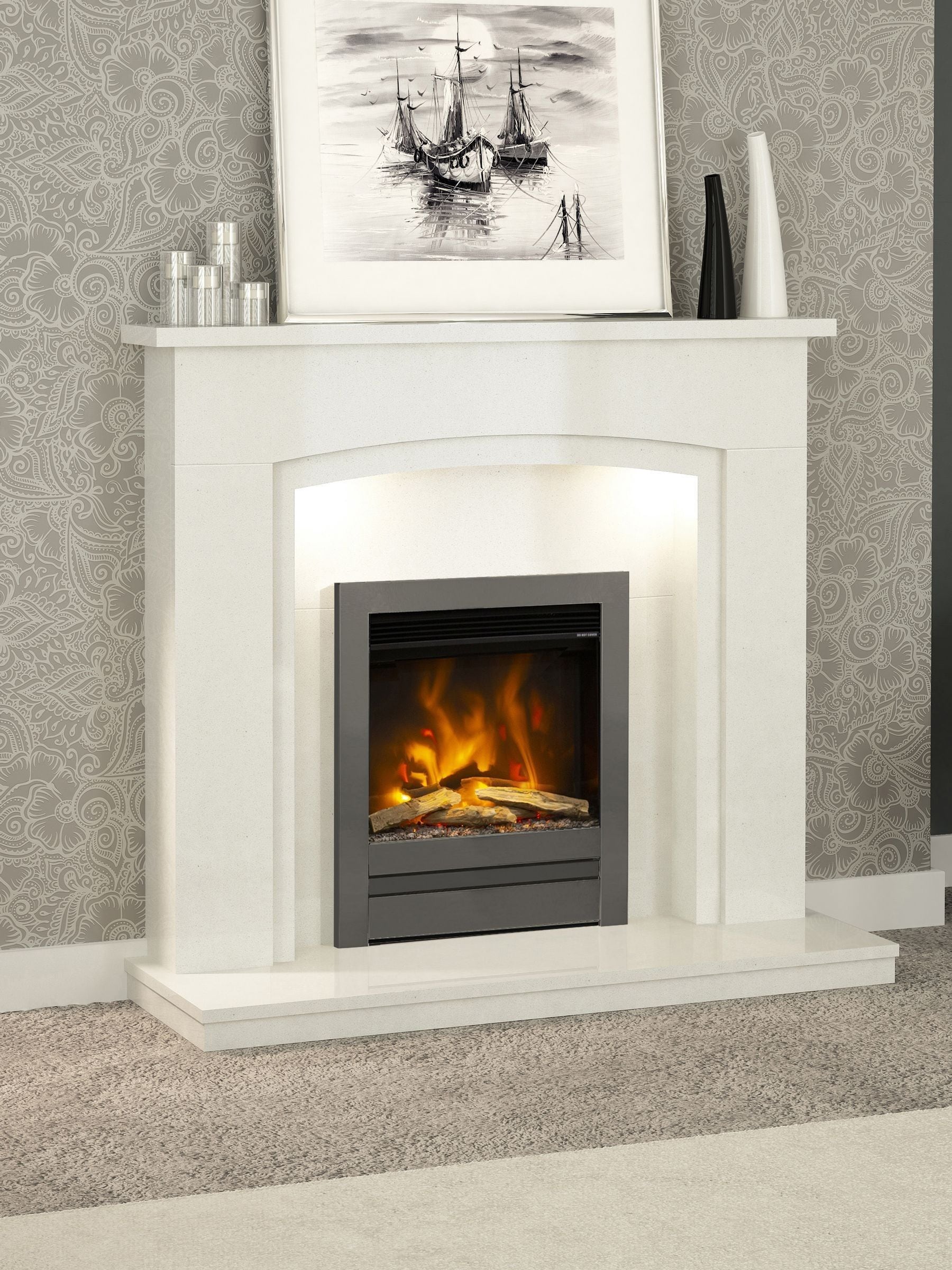 Be Modern Pryzm Edge 16 inch inset electric fire, UK version