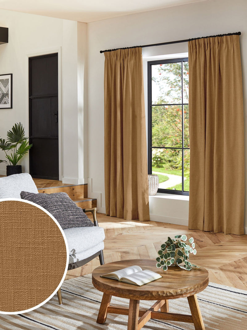Next Nikki made to measure curtains fawn natural, UK version