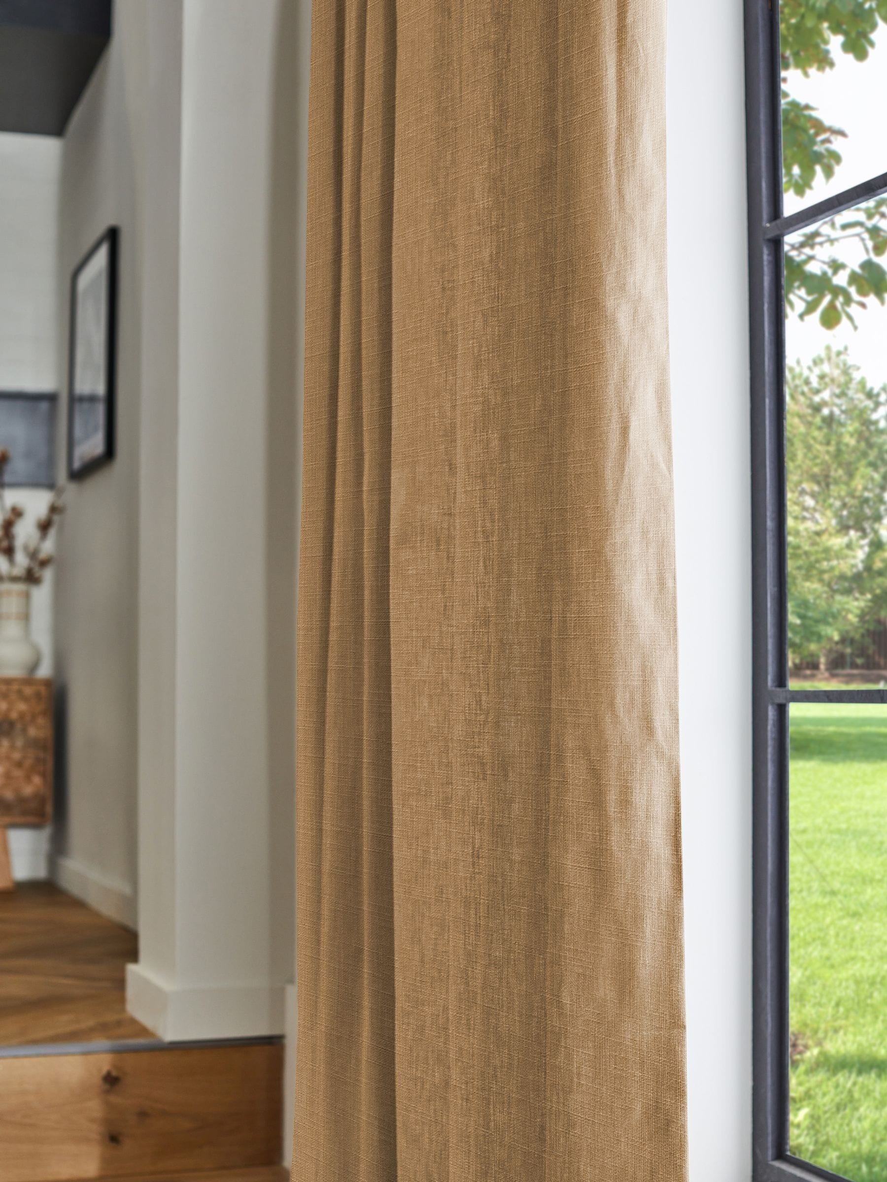Next Nikki made to measure curtains fawn natural, UK version