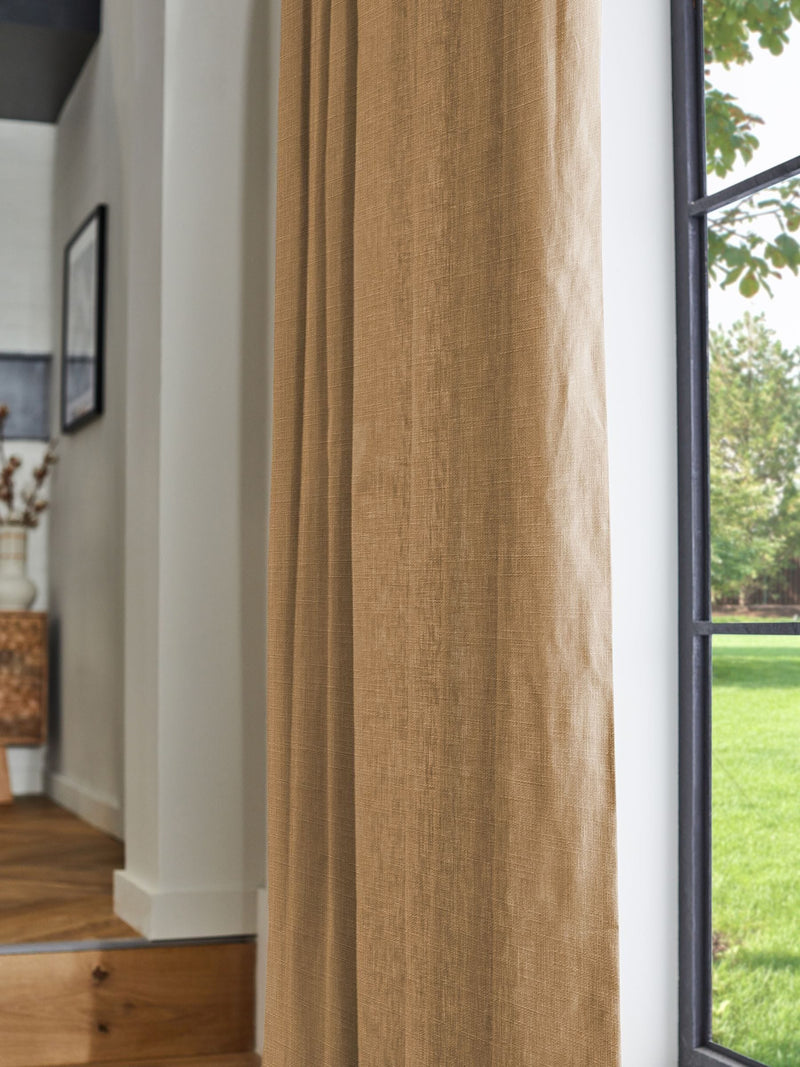 Next Nikki made to measure curtains fawn natural, UK version