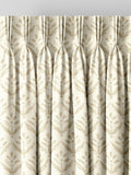 Sand Yellow made-to-measure curtains in cotton-linen blend, imported from the UK