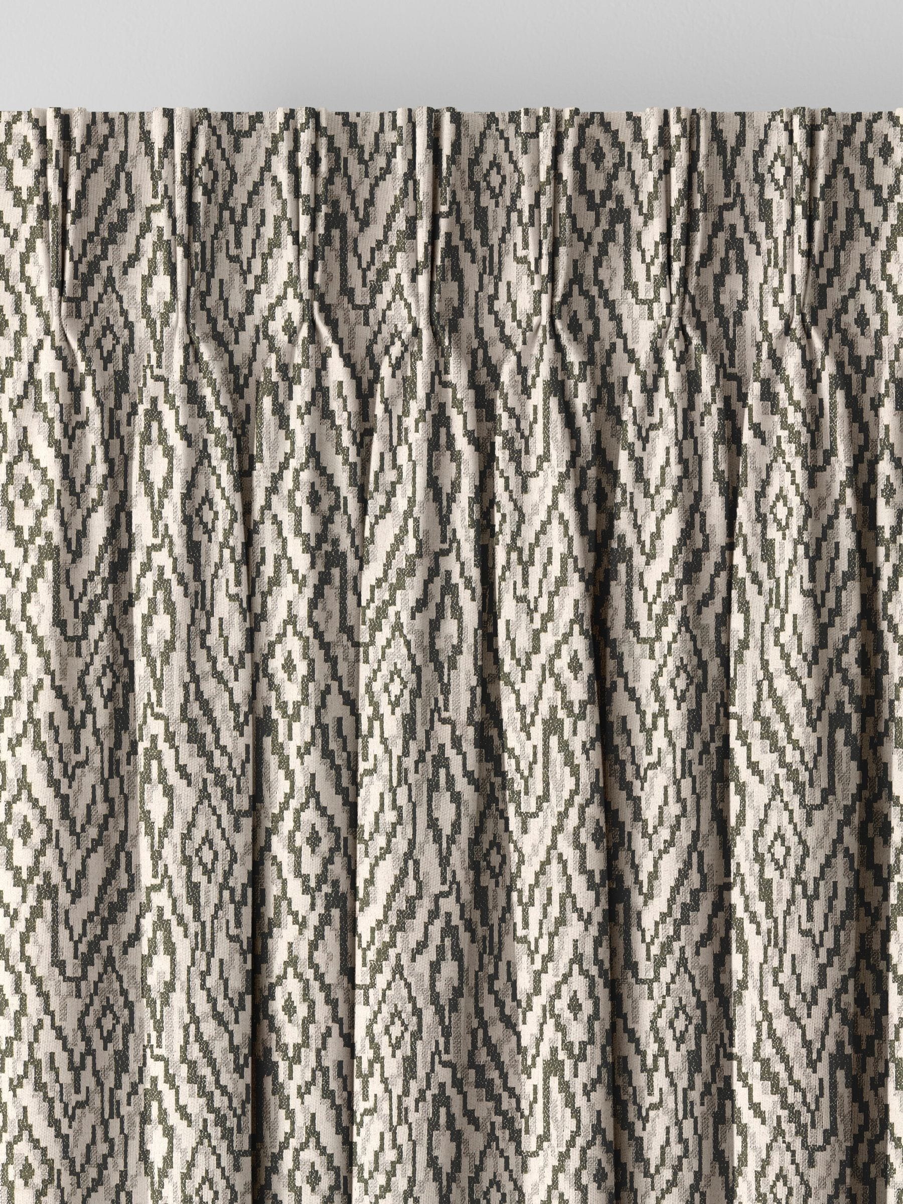 Next Spruce Green Paras made to measure curtains (British brand)