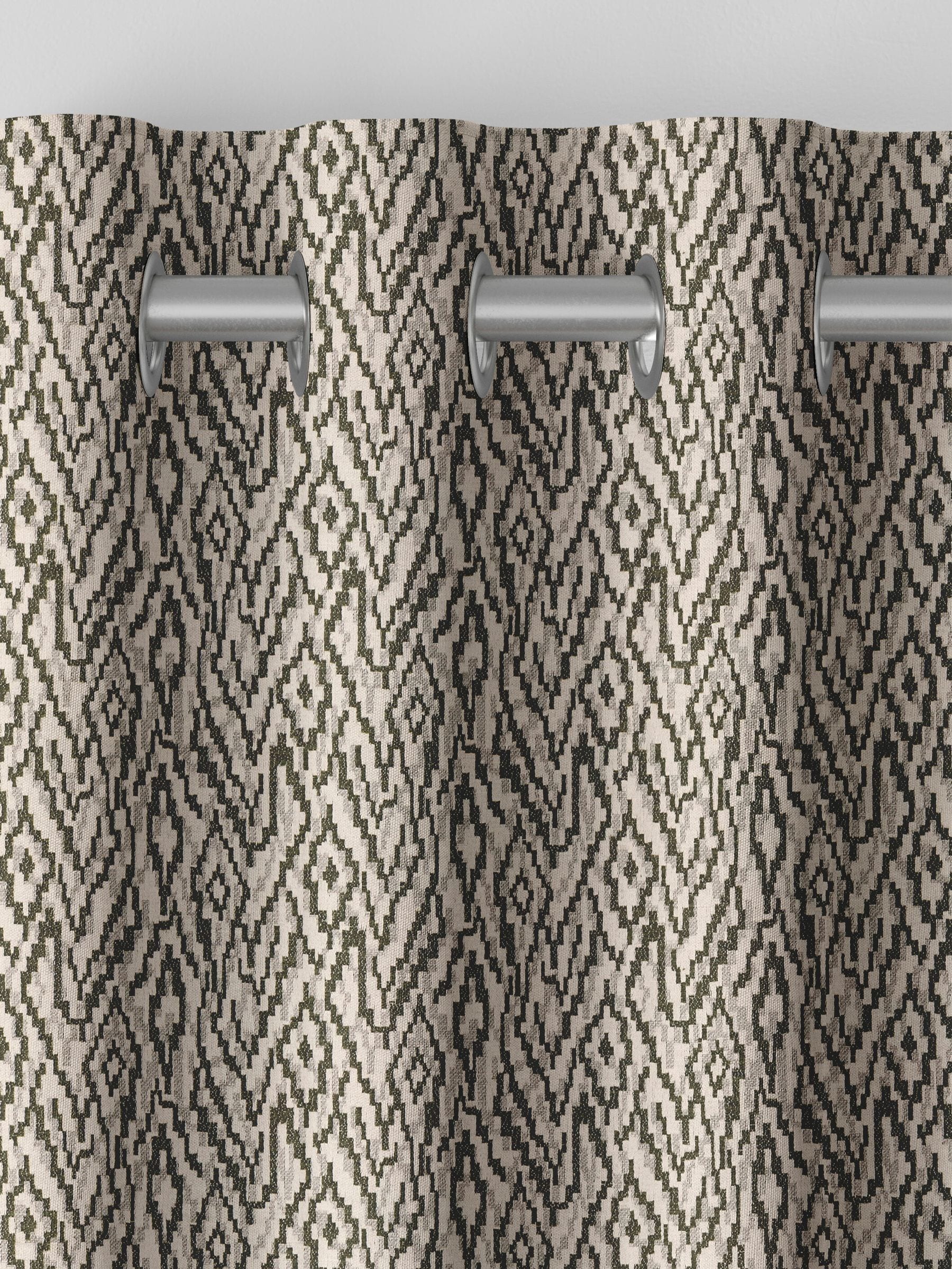 Next Spruce Green Paras made to measure curtains (British brand)