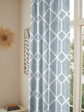 Next Earle seafoam grey made to measure curtains, imported from the UK