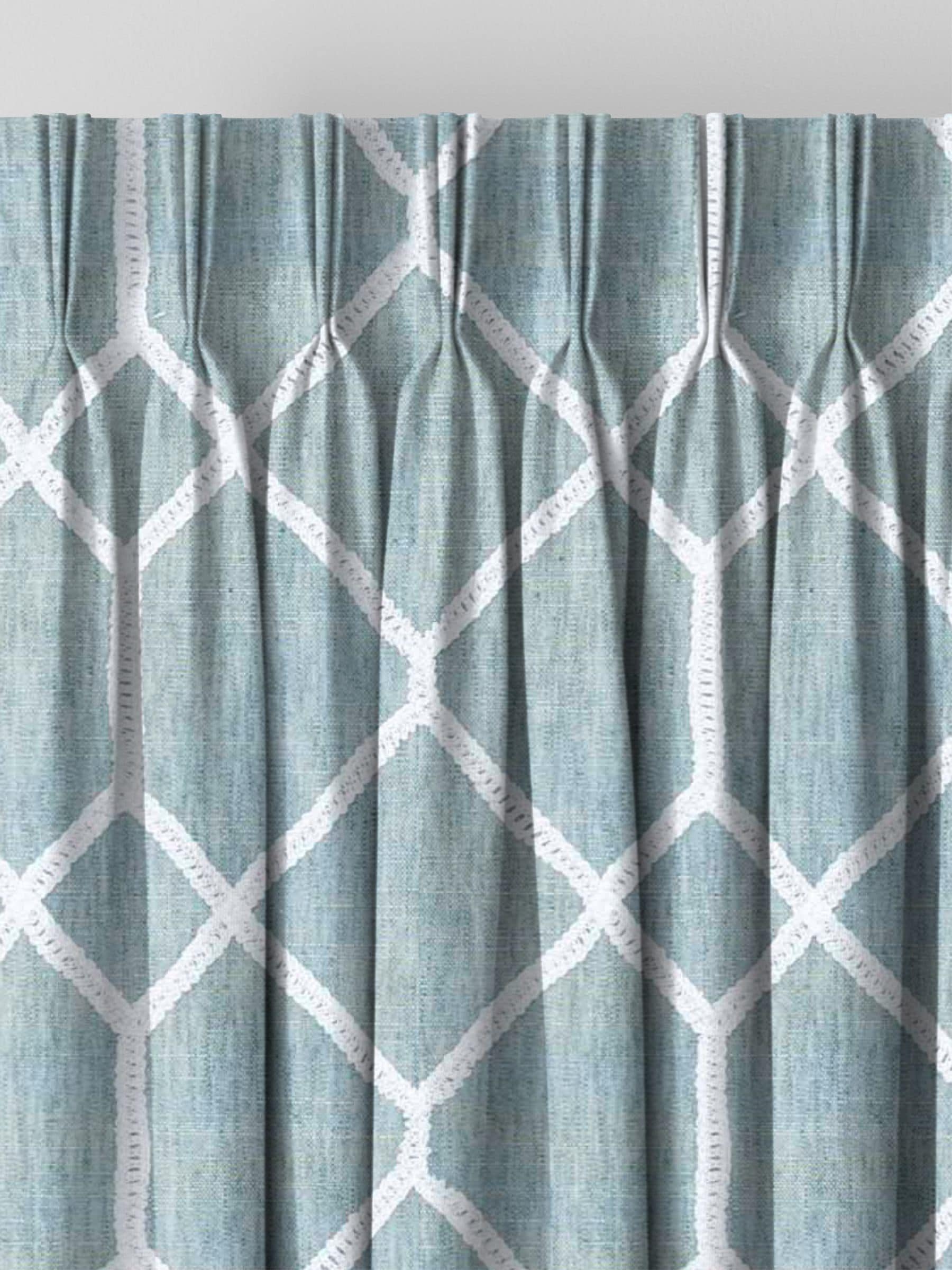 Next Earle seafoam grey made to measure curtains, imported from the UK