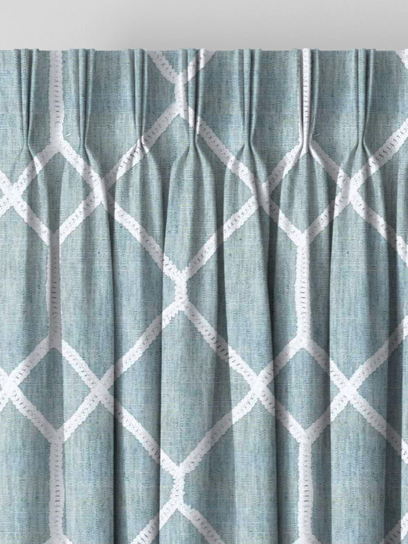 Next Earle seafoam grey made to measure curtains, imported from the UK