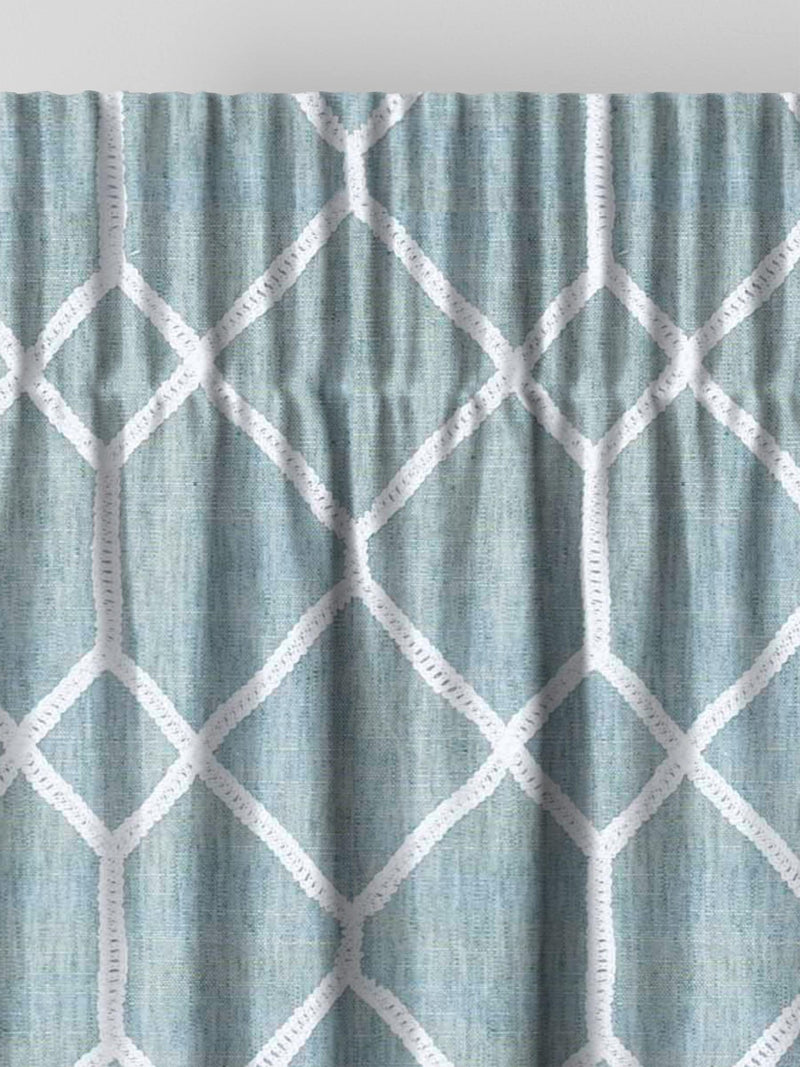 Next Earle seafoam grey made to measure curtains, imported from the UK