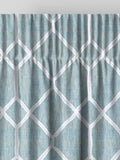 Next Earle seafoam grey made to measure curtains, imported from the UK