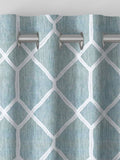 Next Earle seafoam grey made to measure curtains, imported from the UK