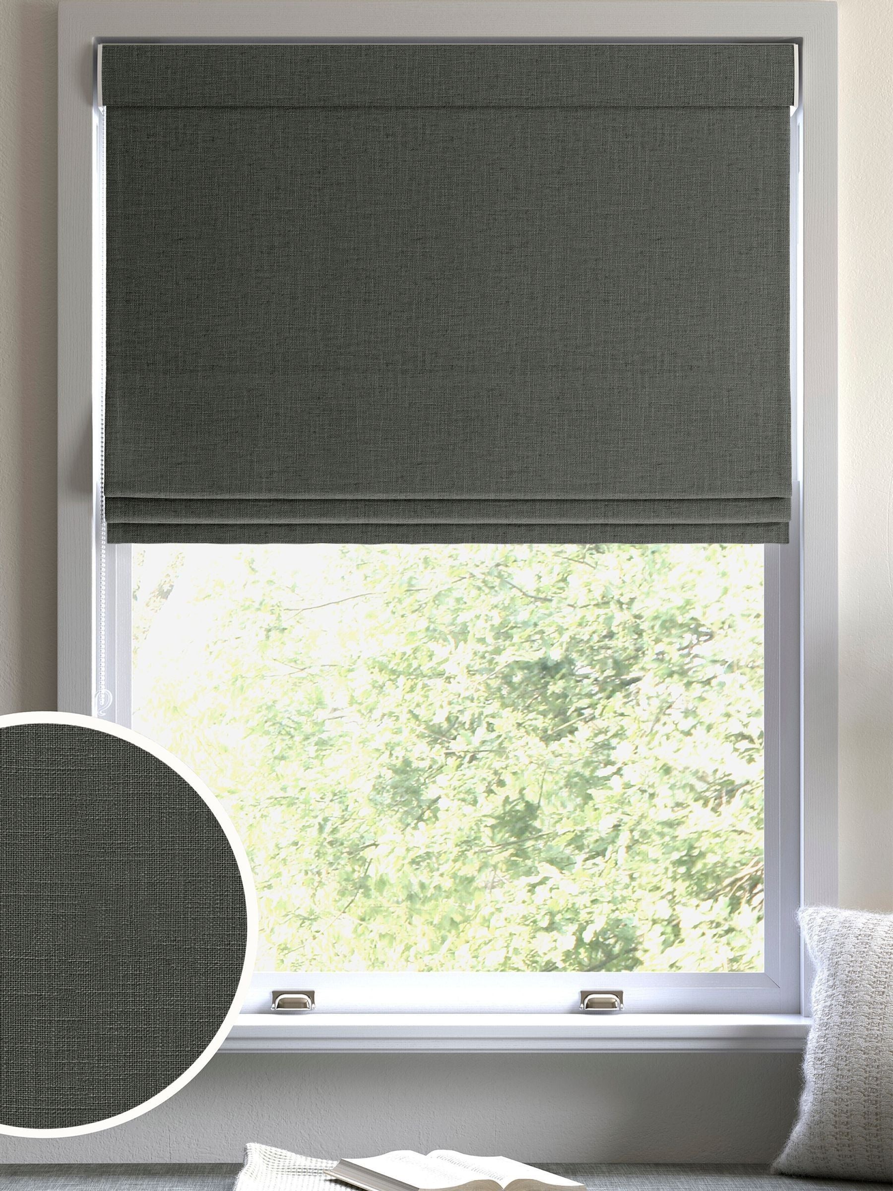 Next Nikki Roman blind slate grey made to measure - British product
