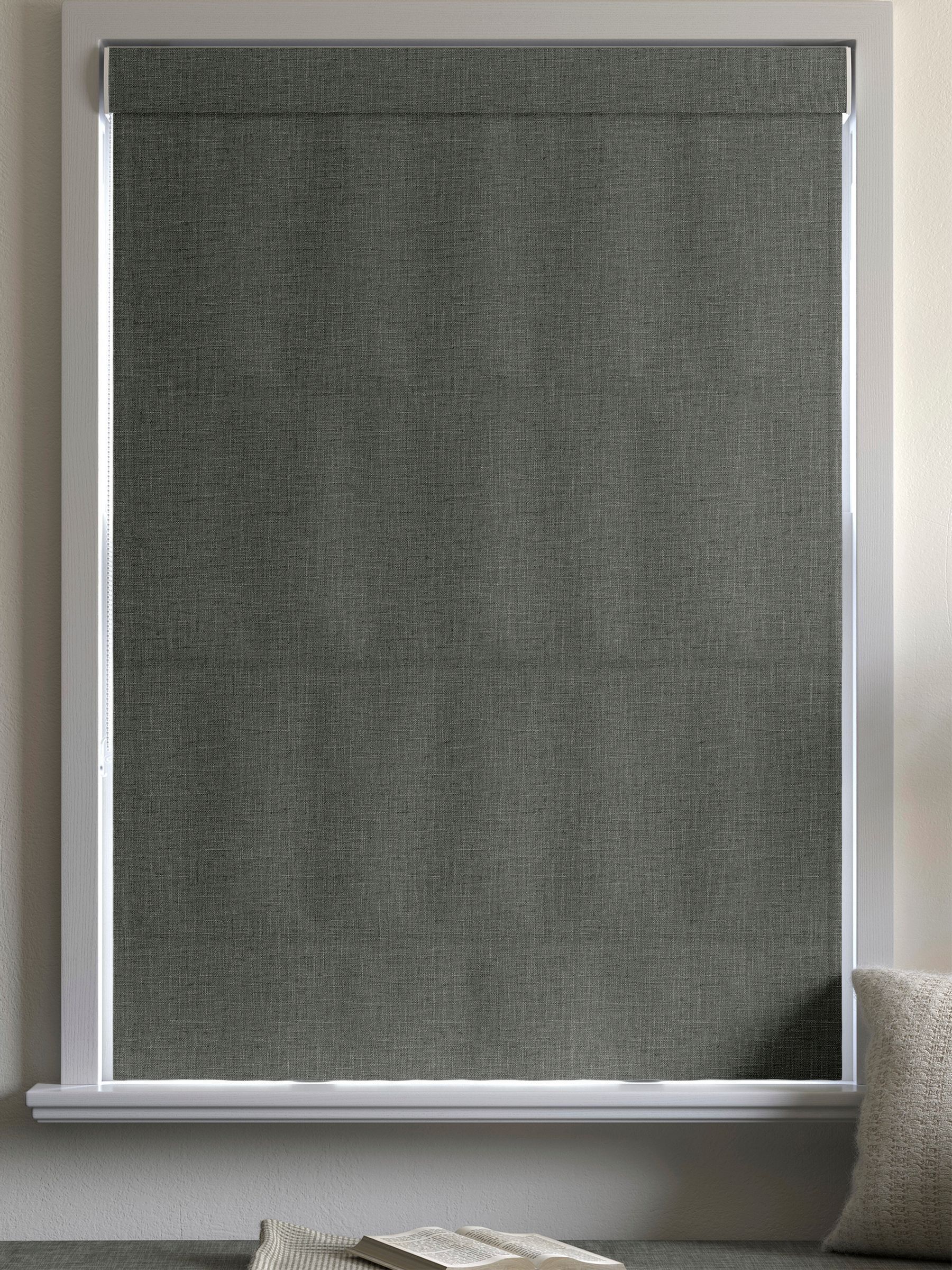 Next Nikki Roman blind slate grey made to measure - British product