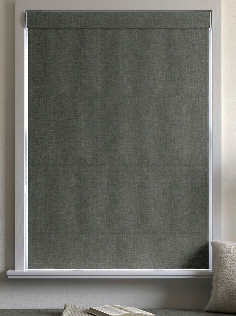 Next Nikki Roman blind slate grey made to measure - British product