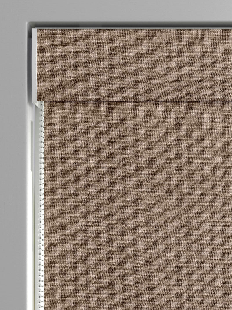 Otter Natural Nikki Roman blind, cotton linen (British brand)