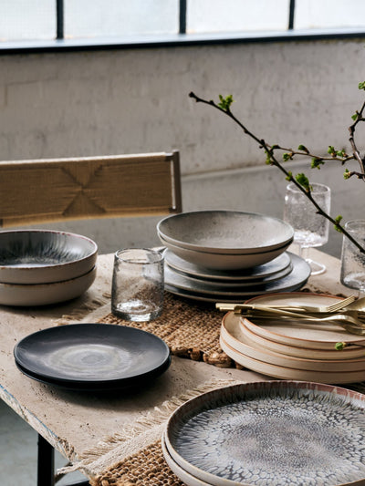 French Connection Grey Westcott Reactive Geschirr-Set 12-teilig