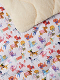 Night Lark dog print throw duvet single, UK version