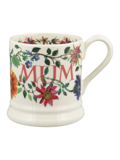 Next Emma Bridgewater Cream Garden Flowers Mum 1/2 Pint Mug- Buy online at McGrocer