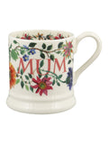Emma Bridgewater Cream Garden Flowers Mum 1/2 Pint Mug