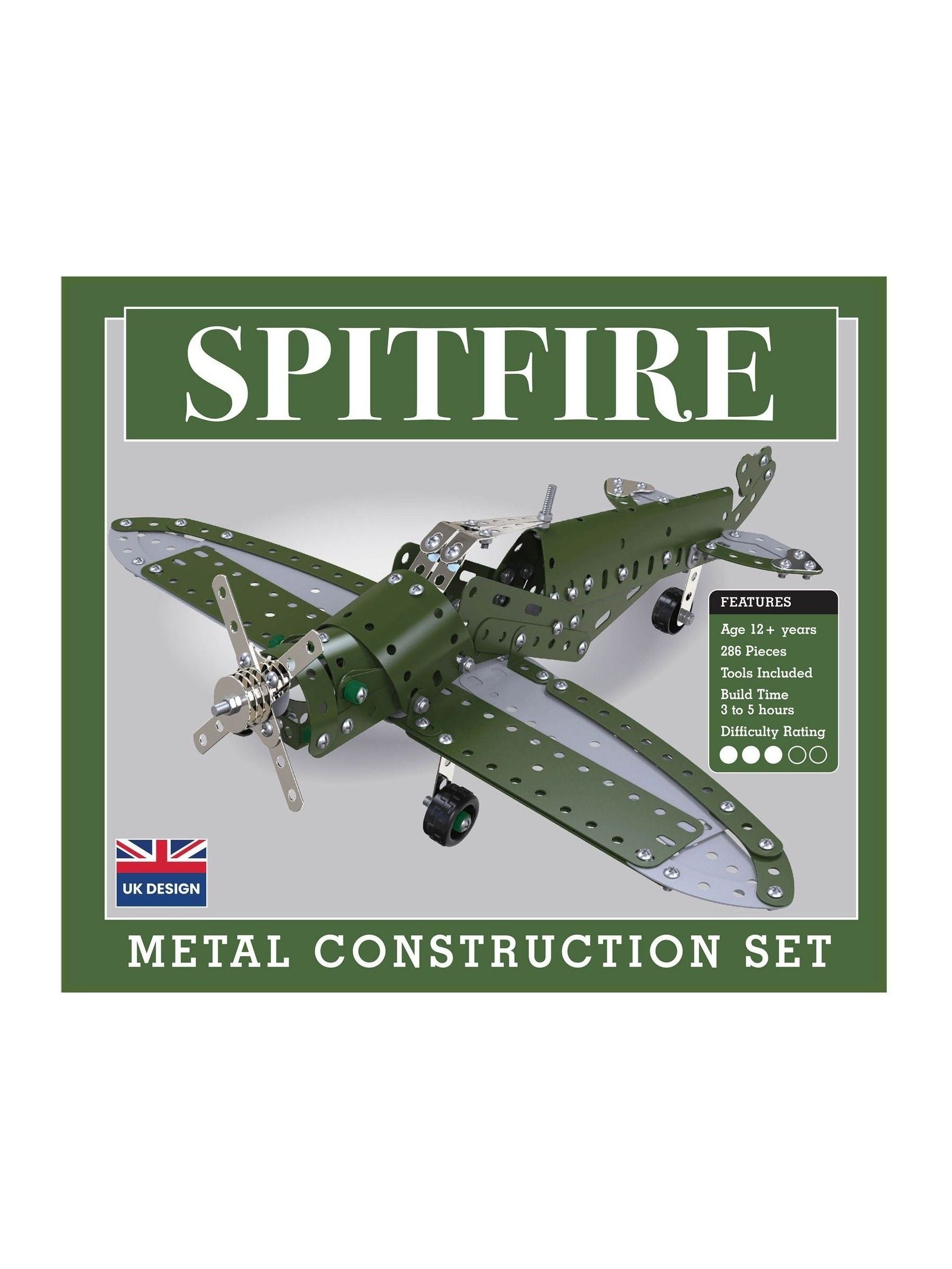 Coach House Partners Spitfire metal construction set 285 pieces - British brand