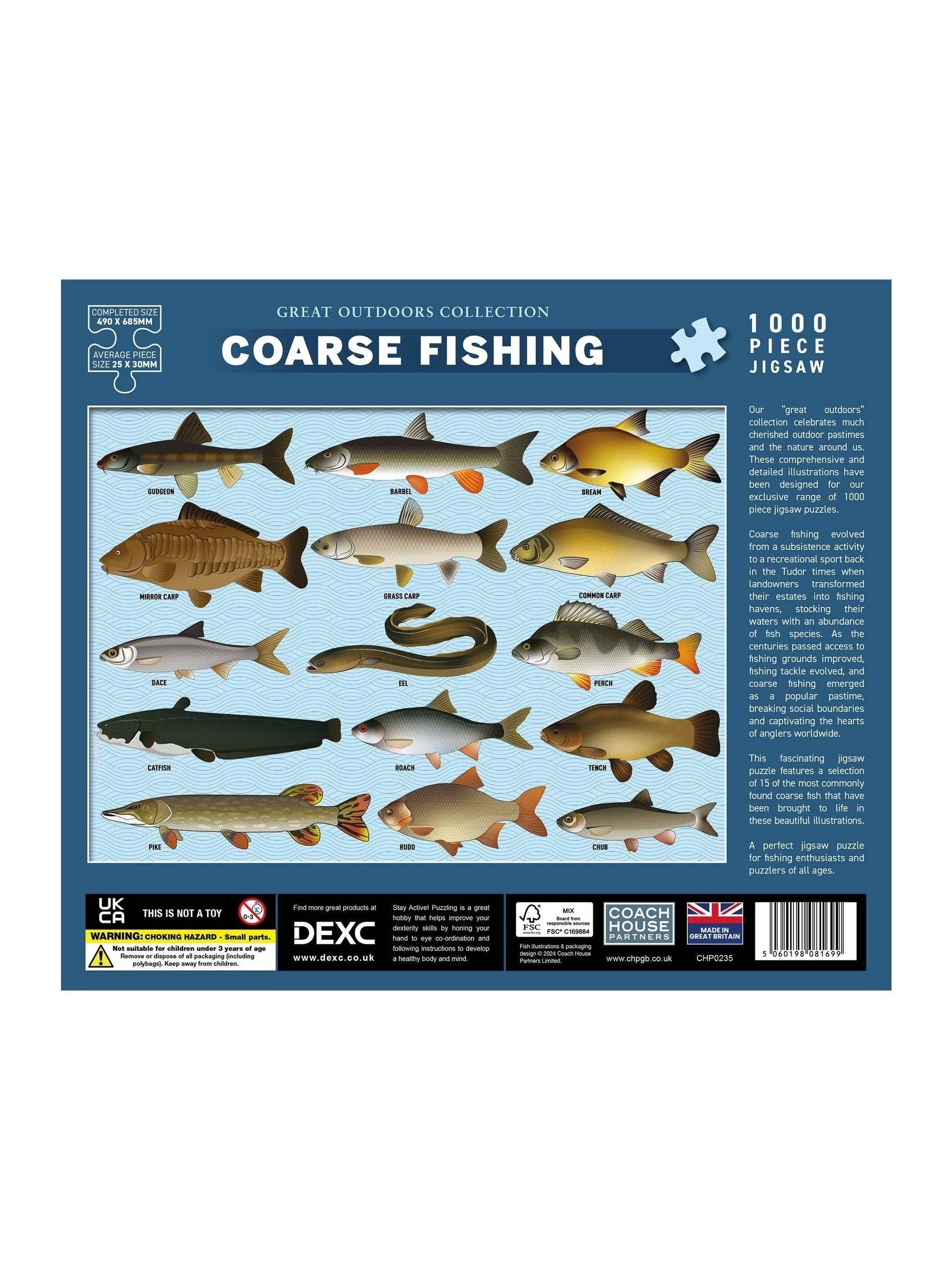 Coach House Partners coarse fish jigsaw puzzle 1000 pieces - British product